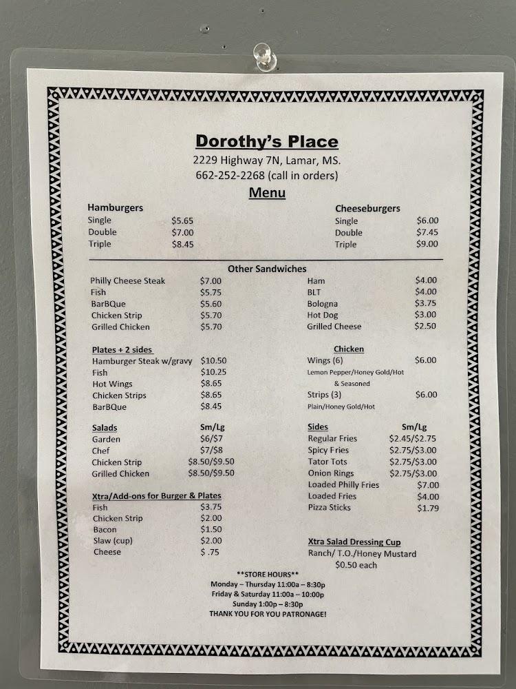 Dorothy's Place Fish
